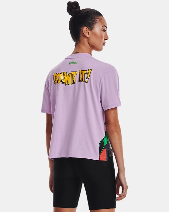Women's Curry Count Short Sleeve T-Shirt, Purple, pdpMainDesktop image number 1